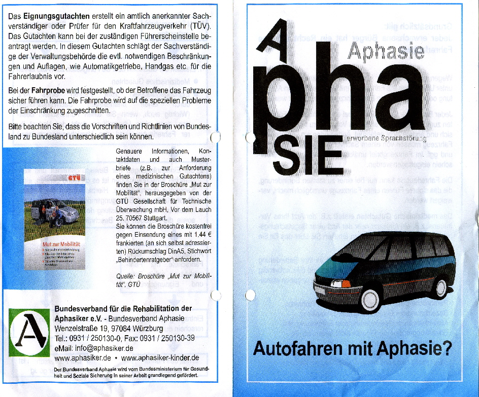 Aphasie und Straenverkehr
