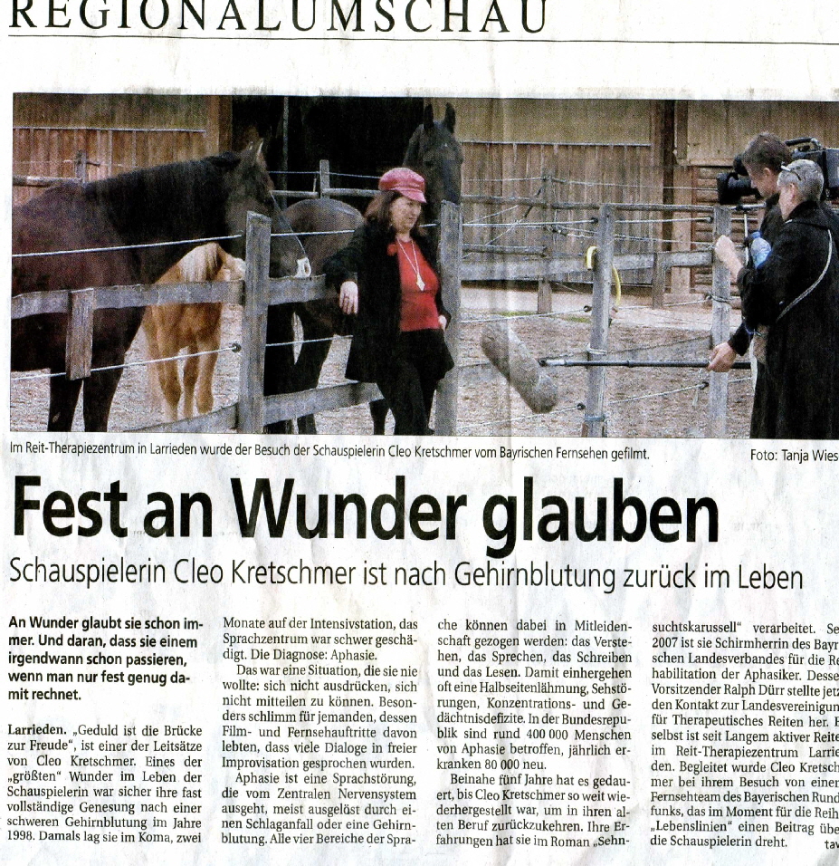 Fest an ein Wunder glauben